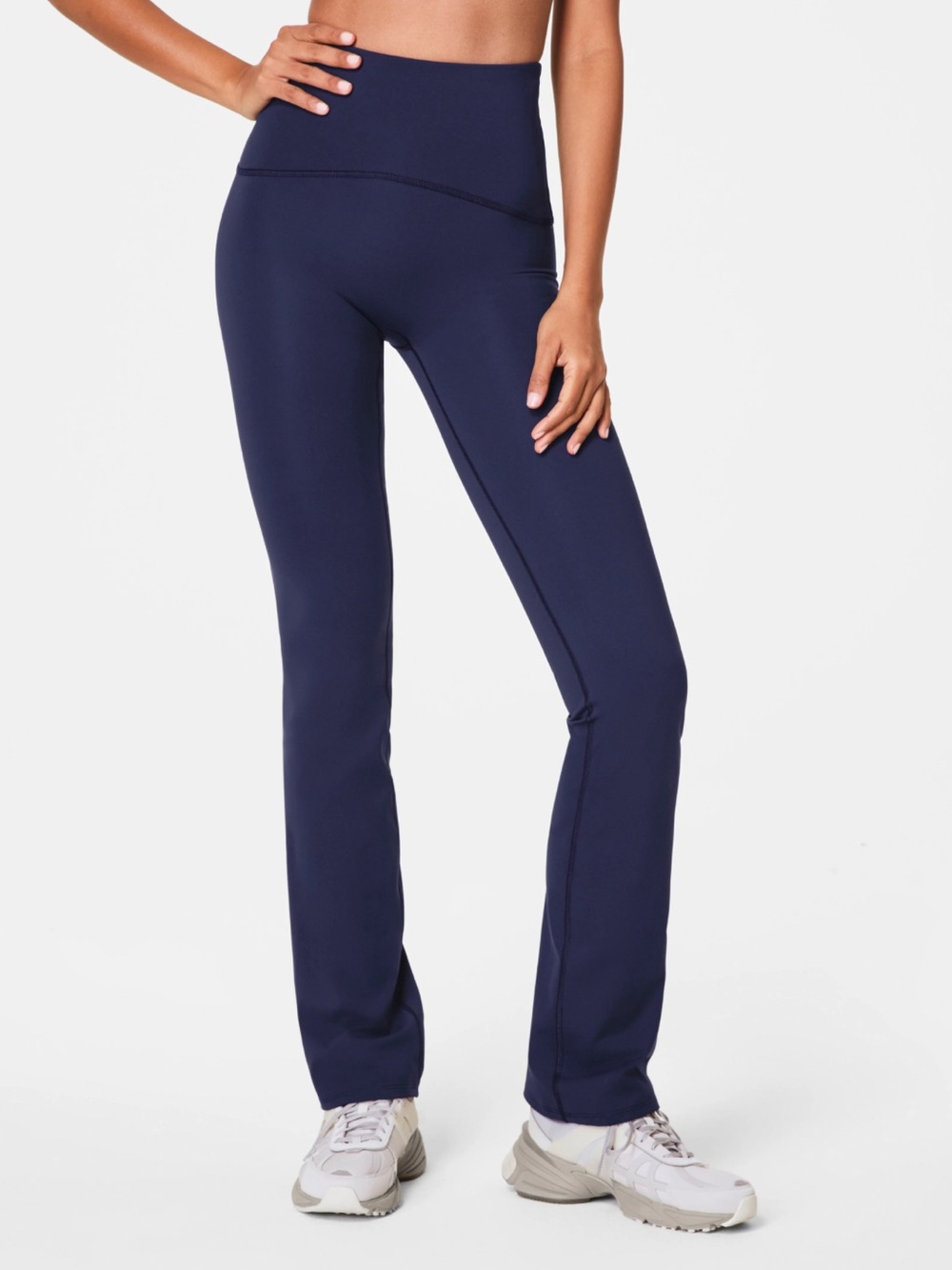 NWT Spanx booty boost skinny flare midnight navy size S